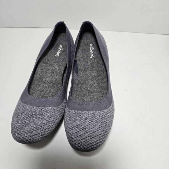 Allbirds Tree breezer knit ballet flats gray everyday slip-on size 10.5 - Picture 2 of 13